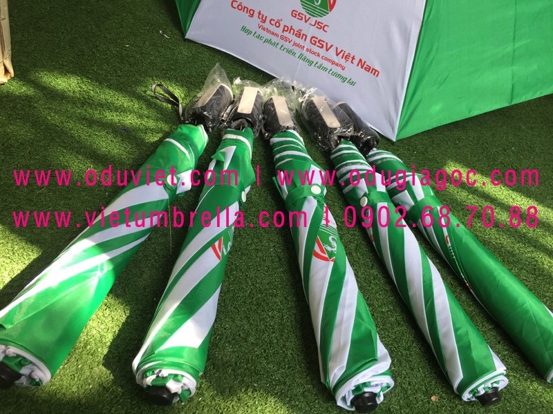 xưởng sản xuất ô dù cầm tay in logo quảng cáo